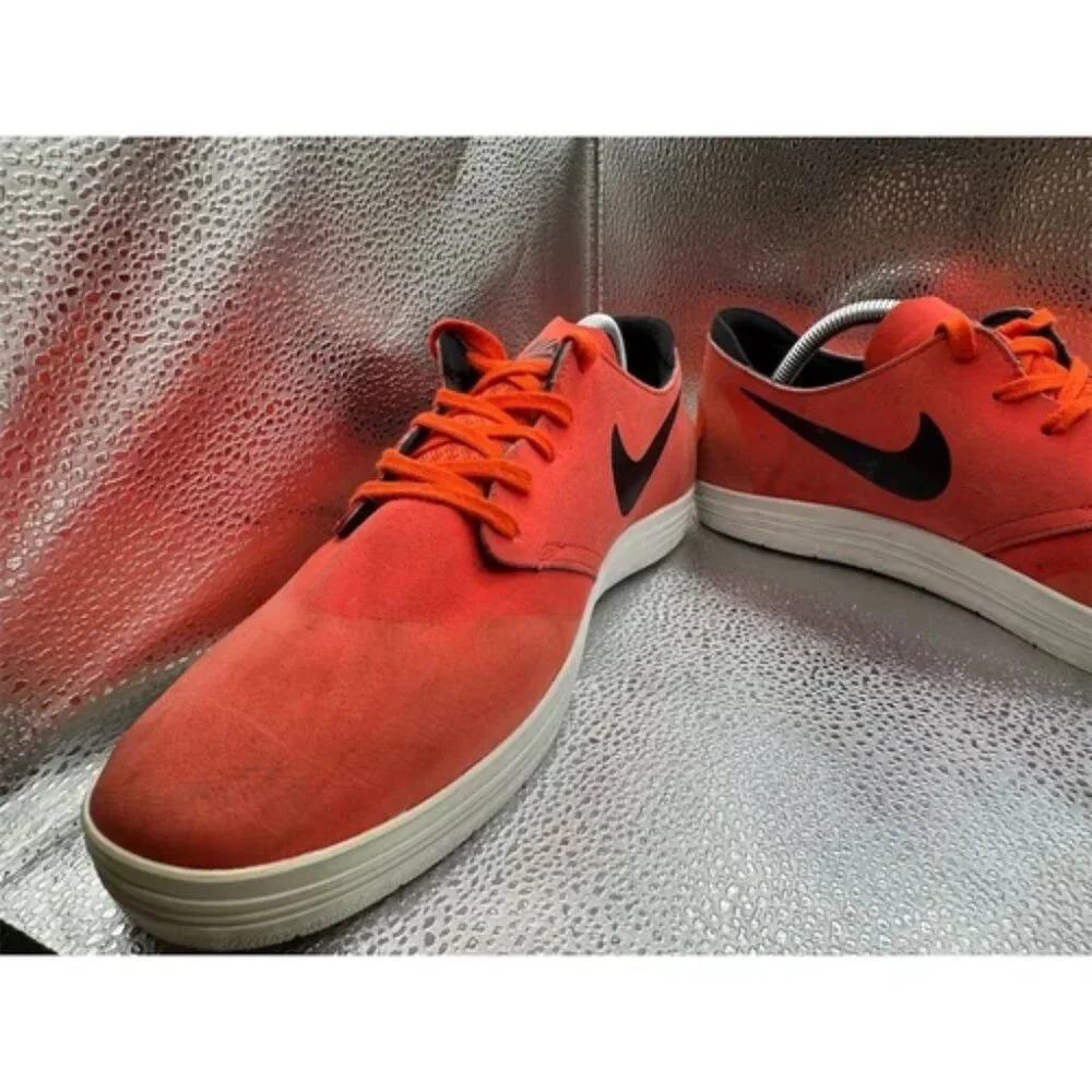 Nike SB Lunar One Shot Men's Sneakers Red Size 10 Skateboarding‎